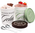 Set 2 1 Frozen Moncur Home Ice Cream Containers of Quart Homemade Ice Cream Storage with Silicone Lids, Reusable Non