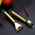 Gold Potato Vegetable and Fruit Peelers, Kyraton Titanium Gold Plating Stainless Steel Set of 2, Sharp Blade