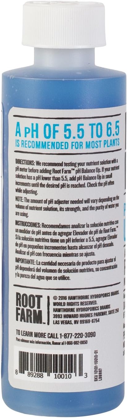 8 oz Root Farm pH Balance Up For Hydroponic Plants