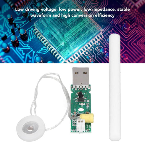 Mist Maker Humidifier, Atomization Module with Switch Control for DIY Mist Atomizer USB Board, 740 Holes