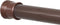 Zenna Home Adjustable Tension Shower Rod, 44" to 72", Bronze