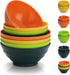 Plastic Bowls Set of 8 Pieces, 2 Sizes 17/34oz Unbreakable Reusable Lightweight Bowls for All Purpose