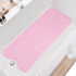 TEESHLY Bath Tub and Shower Mats, Non Slip 40 x 16 Inch