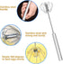 Danish Dough Whisk Kits - 2 Pack Premium Stainless Steel Dutch Whisk & 1 Pack Hand Push Rotary Whisk Blender