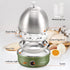 7-Egg VOBAGA Electric Egg Cooker, Rapid Egg Boiler with Auto Shut Off for Soft, Medium, Hard Boiled, Poached, Steamed