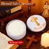 Reallnaive Blessed Salt Cellar Holy Salt Container with Gold Cross Religious Gift Catholic Sacrament Box for Christians