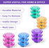 DIFIT 10 PCS Fridge Magnets, Small Round Refrigerator Magnets, Cute Whiteboard Magnets for Kitchen Home Office Gift