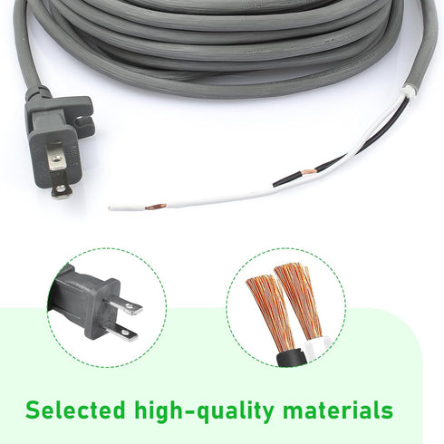 Vacuum Cleaner Power Supply Cord 36ft 17/2 12amp Power Cord Compatible with Biessll Vacuum Cleaner, for All Upright Vacuums Power Cord Replacement