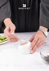 3" Inch Countertop, Radicaln Marble Salt Cellar with Lid White Salt Jar & Table Salt Storage For Kitchen Ideal Salt