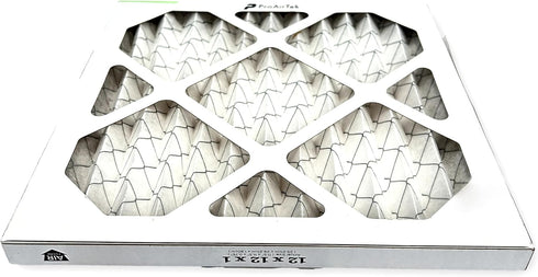 Proairtek AF12121M08SWH Model 12x12x1 Air Filter, MERV 8 for Clean Air, Captures Microscopic Particles