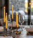 6 Packs Natural Beeswax Taper Candles - 8 inch Smokeless and Dripless Candles with 8 Hour Burn Time for Home Decor