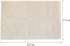Montessori Materials Children Playing Mat - Pure Cotton Working Rug for Toddlers (17"×27", Beige)