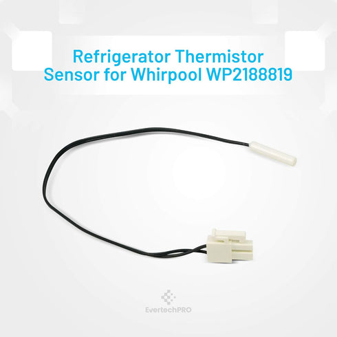 2188819 Thermistor Replacement for Whirlpool Refrigerator, Fits 1057763 2216113