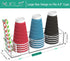 Countertop, 14.5 Inches Coffee Bar Accessories and Organizer, Disposable Cup Holder for Clear Acrylic Storage
