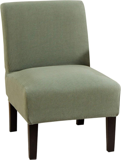 MIFXIN Armless Accent Chair Cover Stretch Jacquard Accent Chair Slipcover for Slipper