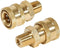 YAMATIC Pressure Washer Fitting, 1/4" Male NPT to 1/4" Socket, Quick Connect Coupler, 5000 PSI (2 Pcs)