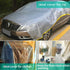 HERSENT 146"/12ft Plastic Sofa Couch Cover - Waterproof Couch Cover for Sectional Sofa LShape, Extra Large Bed Couch