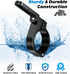 2 PCS UTV Light Bar Mounts, Sturdy Aluminium Alloy LED Light Bar Mounting Brackets for 1.5"-2.1" Roll Bars