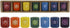 Mega Candles 7 pcs Ceramic 1/2 Inch Diameter Chakra Chime Candle Holders - Assorted Colors