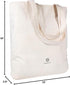 CARAKNOTS Teacher Appreciation Tote Bag for Women, Canvas Shoulder Bag with Pocket