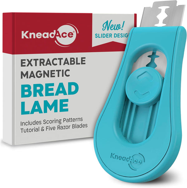 KneadAce Upgraded Extractable & Magnetic Bread Lame Dough Scoring Tool - Professional