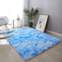 5x8 DweIke Fluffy Blue Shag Rugs for Bedroom Living Room, Large Soft Plush Tie-Dyed Light SkyBlue Girls Boys Kids Rug