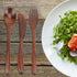 3Pcs Wooden Spoon Fork Knife Cutlery Set, Japanese Reusable Bamboo Cutlery Set