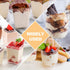 wtarabur 320-Pack 5 oz Dessert Cups with Spoons Mini Plastic Dessert Cups for Party Yogurt Parfait Jello Fruit