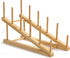 HBlife Bamboo Wooden Dish Drying Rack, 1 PCS Plate/Dish/Book/File/Bowl/Cup/Cutting Board/Pot Lid Organizer