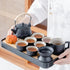 Set, Set 8oz Teapot,14-Piece ICHAG Japanese & Chinese Tea Adults' Portable Gongfu Tea with Teapet with Porcelain