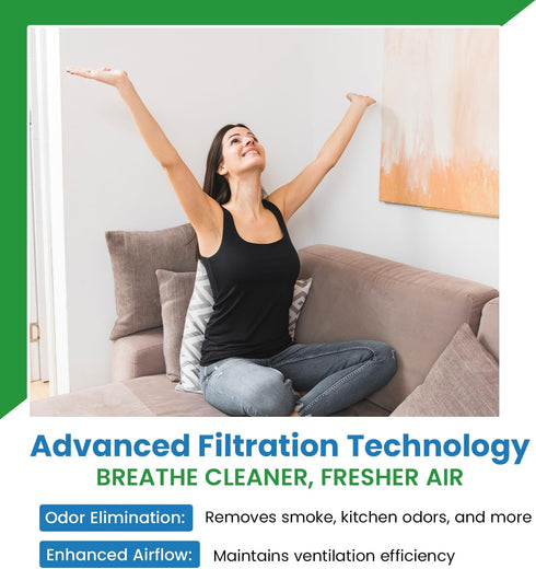 Replacement Carbon Pre/Post Filters for Holmes Air Purifiers - Compatible with Part AOR31 Filter I - Dims: 4-1/4 x