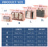 CINPIUK Handbag Dust Bags Clear Purse Storage Organizer for Small to Extra Large Handbags, Dust Free Hanging Zipper