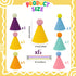 Assorted Mini Cone Hats for Stuffed Animals - Perfect for Birthday Celebrations
