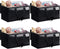 StorageRight Large Moving Bags Heavy Duty Storage Totes, 88L, 4 Packs, Collapsible Moving Supplies with Reinforced