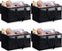 StorageRight Large Moving Bags Heavy Duty Storage Totes, 88L, 4 Packs, Collapsible Moving Supplies with Reinforced