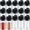 Mimorou 40 Pack Plastic Spice Jar with Shaker Lids Seasoning Containers 3.5