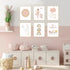 Set 6 8x10 Inch, FSZSEES Girls Room Wall Art Prints of Nursery Wall Decor Boho Sun Rainbow Canvas Prints You Are Loved