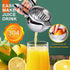 TEZZ Upgraded Extra Large Lemon Squeezer, Heavy Duty Handheld Orange Juicer, Stainless Steel Citrus Press