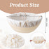 2 Pcs Bread Proofing Basket Cloth Liner, Oval Baking Dough Sourdough Baskets Cover Proofing Cloth for Home Baking -