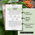 Packet (1) Sow Right Seeds - Tendersweet Carrot Seeds for Planting - Non-GMO Heirloom with Instructions to Plant & Grow