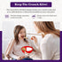 Just Solutions Crunch Anti-Soggy Cereal Bowl - Keeps Cereal Fresh & Crunchy, BPA Free, Microwave Safe, Red
