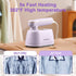 Travel Steamer, 2 in 1 Portable Steamer for Clothes, 180° Rotatable Mini Steam Iron, Home and Travel Essential