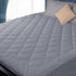 Twin XL Size Mattress Pad Cotton Top Cover for College Dorm, Quilted Fitted Protector with Deep Pocket