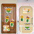 Cruise Door Decorations Magnetic - 6 PCS Upside Down Pineapple Cruise Ship Door Magnets