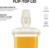 LocknLock Aqua Fridge Door Water Jug with Handle, BPA Free Plastic Pitcher with Flip Top Lid, 2 Quarts, Ivory