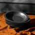 4-Piece Set Stone Lain Orbit Pasta Bowl Stoneware, Charcoal