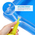 YARNOW Inflatable Cooler, 4PCS Ice Serving Bar Coolers for Parties, Transparent Buffet Server Tray for Indoor Outdoor