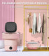 Mini Washing Machine 11L, Portable Washer with 3 Modes for Deep Cleaning Underwear, Baby Clothes, or Socks (Pink)