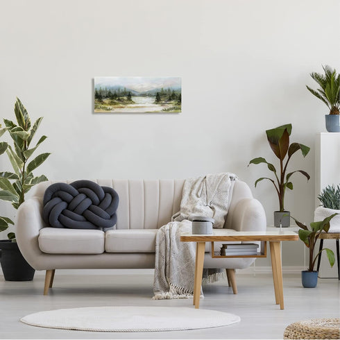 Vast Country Landscape Canvas Wall Art, Rural Mountains Design by Nina Blue, Stupell Industries