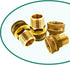YOUHO Brass Garden Hose Adapter 3/4” GHT Female x 1/2” NPT Male Connector, GHT to NPT Fitting